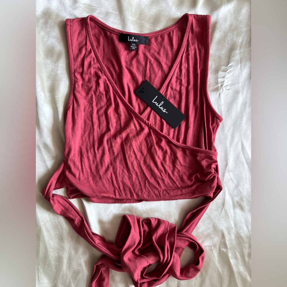 Lulus wrap top. Size XS.